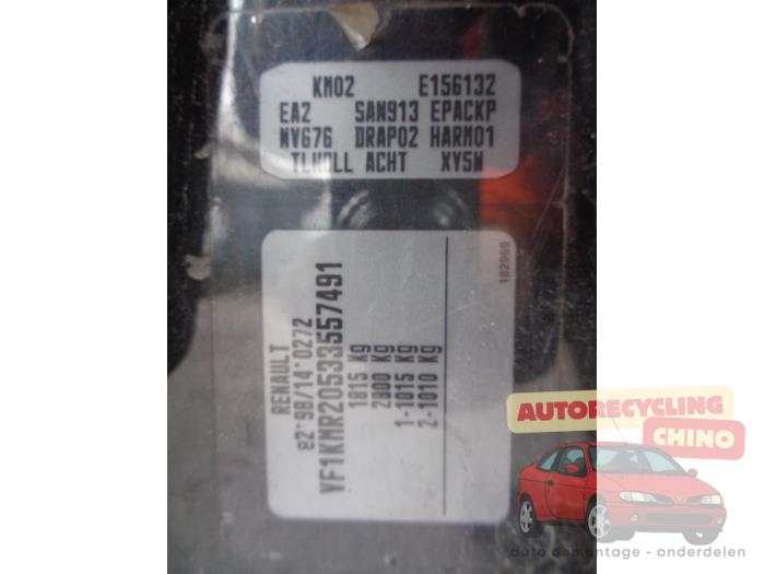 Renault Megane II Grandtour 1.5 dCi 100 Sloopvoertuig (2005, Zwart)