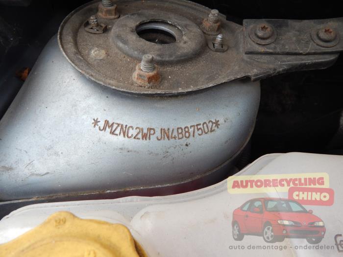 Mazda 2 1.4 16V Sloopvoertuig (2004, Zilver)