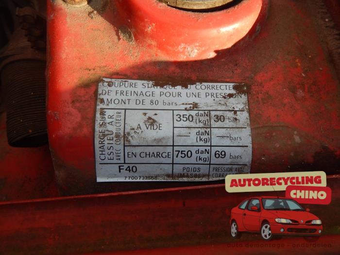 Renault Express/Rapid/Extra 1.1 Sloopvoertuig (1987, Rood)