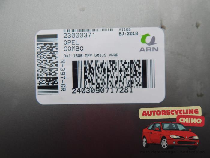 Opel Combo Tour 1.7 CDTi 16V Sloopvoertuig (2010, Grijs)