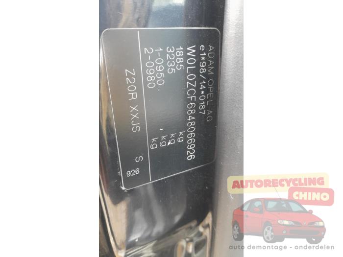 Opel Vectra C GTS 1.8 16V Sloopvoertuig (2004, Zwart)