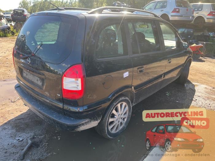 Opel Zafira 1.8 16V Sloopvoertuig (2004, Zwart)