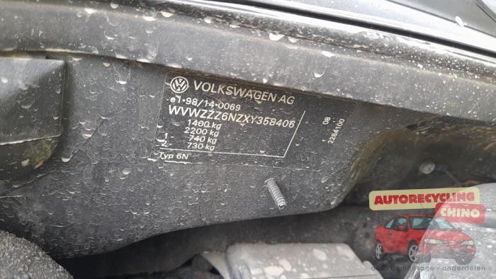 Volkswagen Polo III 1.6i 75 Sloopvoertuig (1999, Blauw)