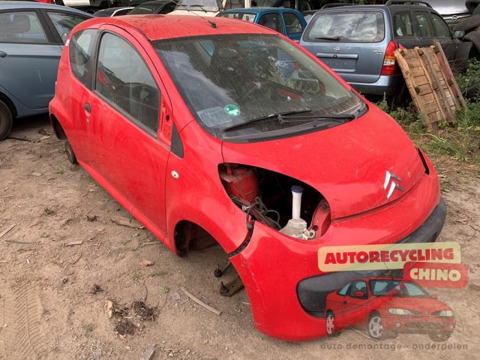 Citroen C1 1.0 12V Samochód złomowany (2008, Czerwony)