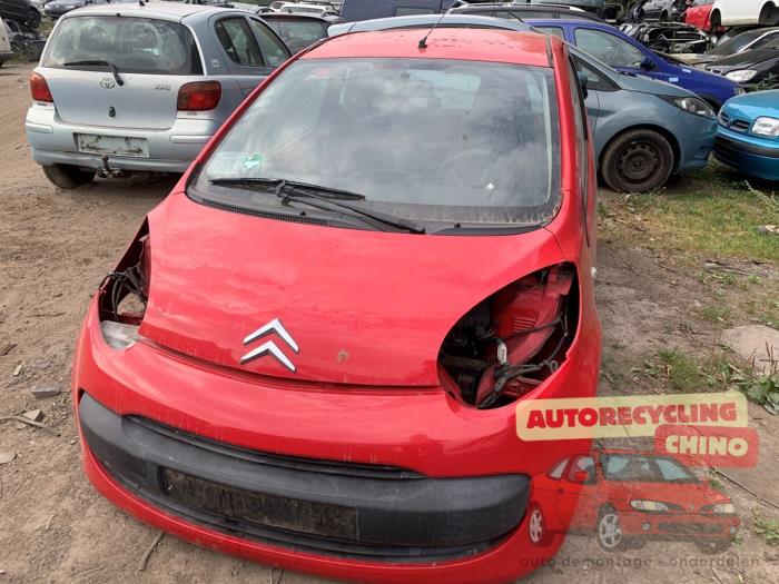 Citroen C1 1.0 12V Samochód złomowany (2008, Czerwony)