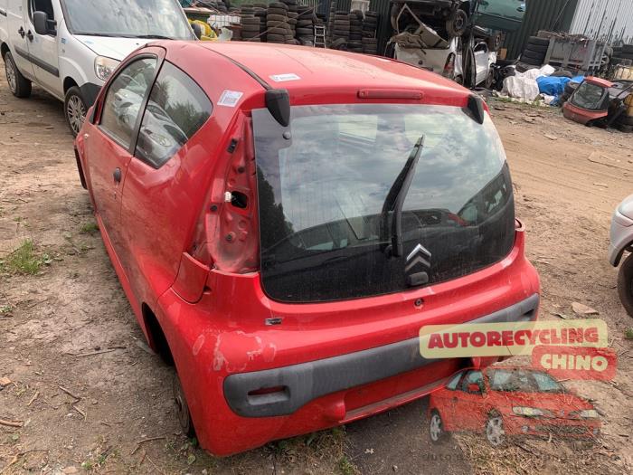 Citroen C1 1.0 12V Samochód złomowany (2008, Czerwony)