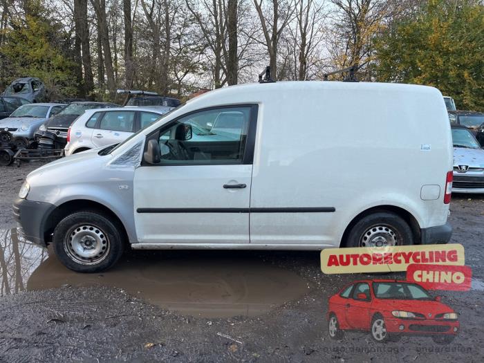 Volkswagen Caddy III 2.0 SDI Samochód złomowany (2007, Bialy)