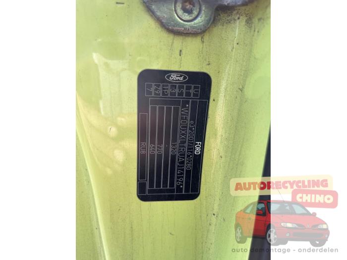 Ford Ka II 1.2 Samochód złomowany (2010, Zielony)