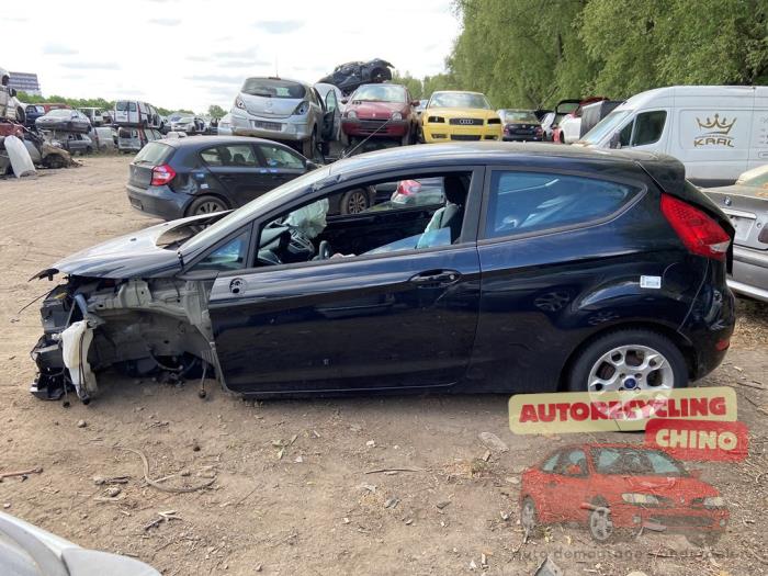 Ford Fiesta 6 1.25 16V Samochód złomowany (2012, Czarny)