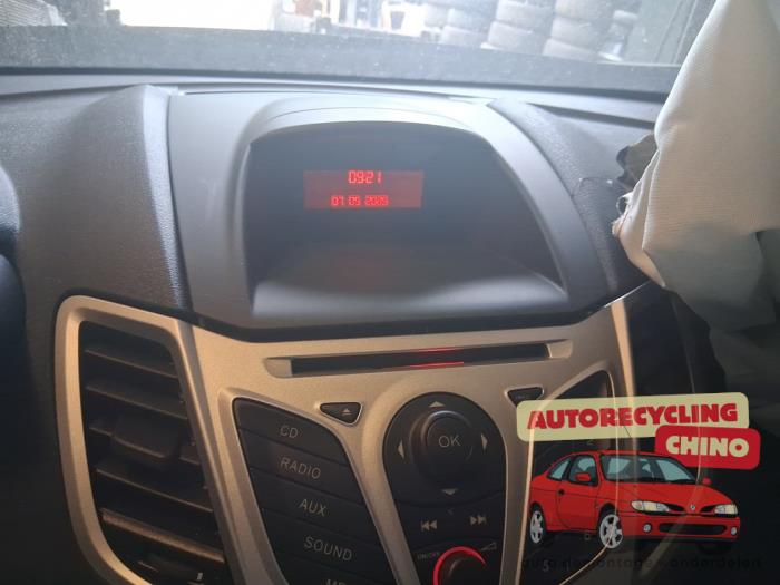 Ford Fiesta 6 1.25 16V Samochód złomowany (2012, Czarny)