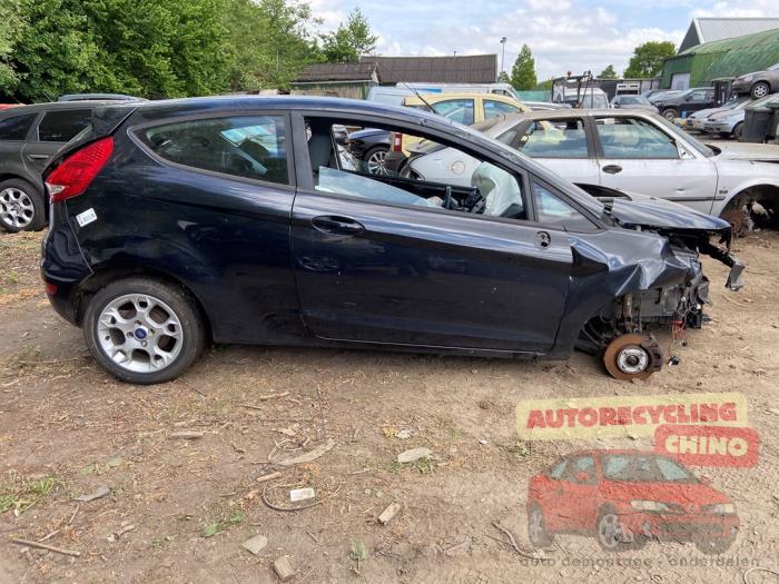 Ford Fiesta 6 1.25 16V Samochód złomowany (2012, Czarny)