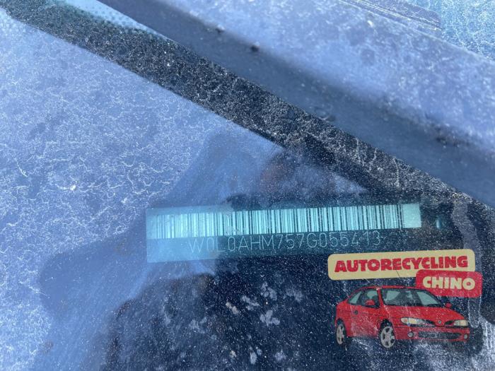 Opel Zafira 1.8 16V Ecotec Sloopvoertuig (2007, Zwart)