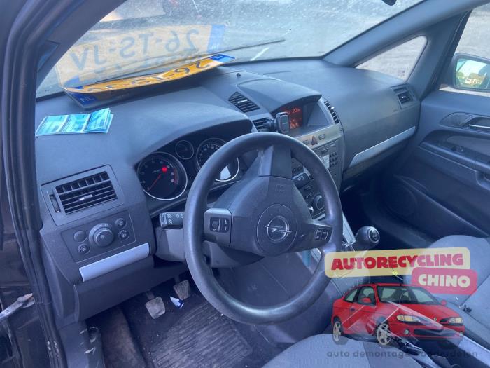 Opel Zafira 1.8 16V Ecotec Sloopvoertuig (2007, Zwart)