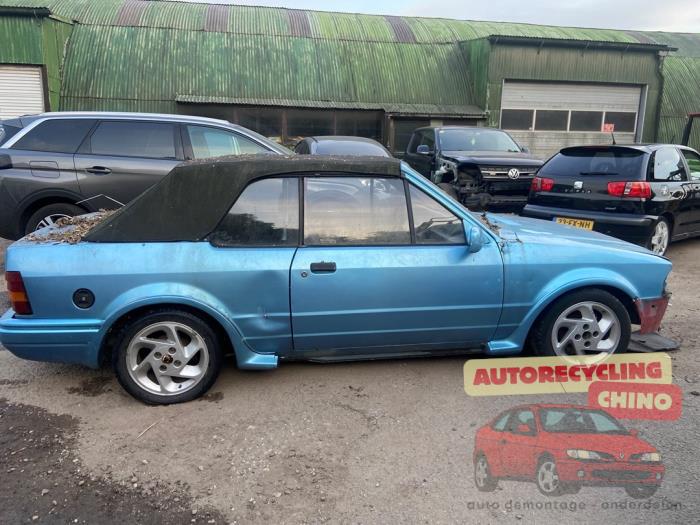 Ford Escort 3 1.3 Sloopvoertuig (1985, Rood)