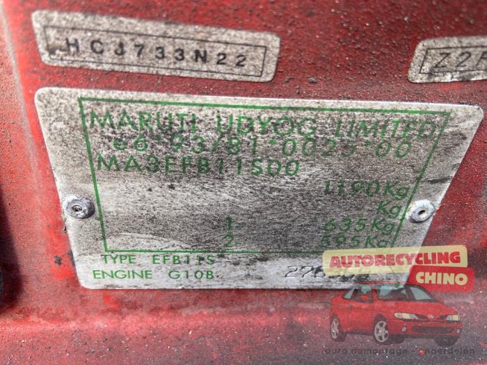 Suzuki Alto 1.0 GA,GL Sloopvoertuig (1998, Rood)