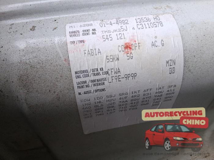 Skoda Fabia II Combi 1.2 TDI 12V Greenline Sloopvoertuig (2012, Wit)