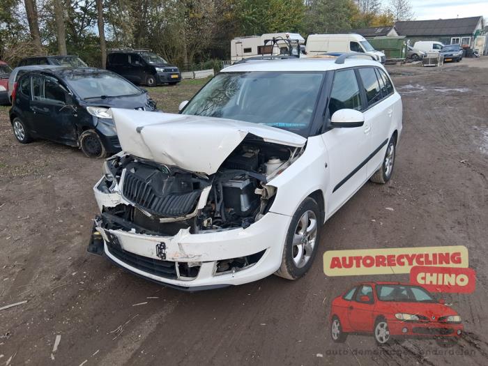 Skoda Fabia II Combi 1.2 TDI 12V Greenline Sloopvoertuig (2012, Wit)