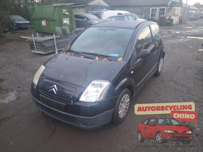 Citroen C2 1.1 Samochód złomowany (2004, Czarny)