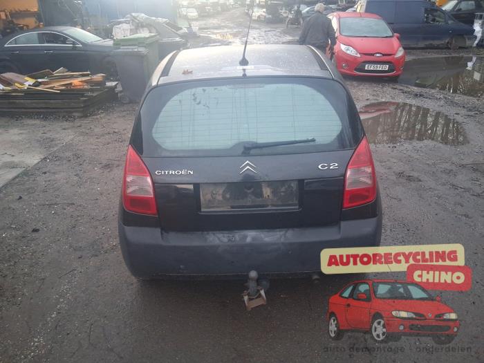 Citroen C2 1.1 Samochód złomowany (2004, Czarny)