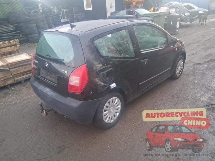 Citroen C2 1.1 Samochód złomowany (2004, Czarny)
