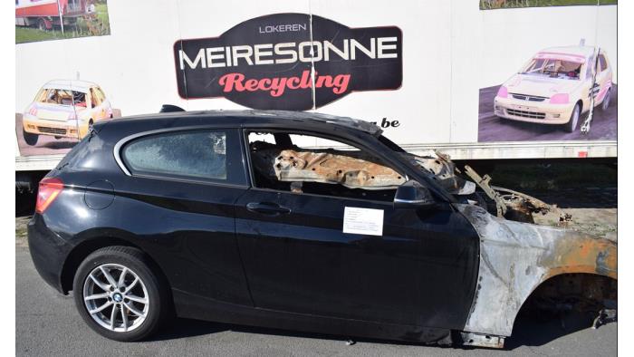 BMW 1 serie 116d 1.5 12V TwinPower Sloopvoertuig (2019, Zwart)