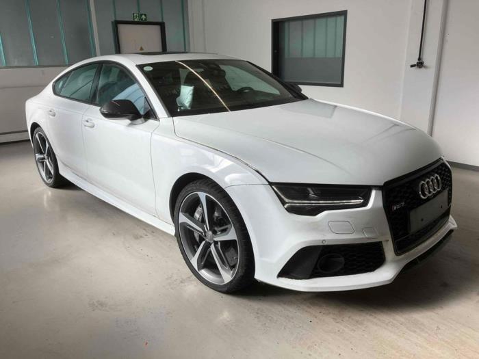 Audi RS7 Sportback 4.0 V8 TFSI Performance 32V Vehículo de desguace (2017, Metálico, Blanco)