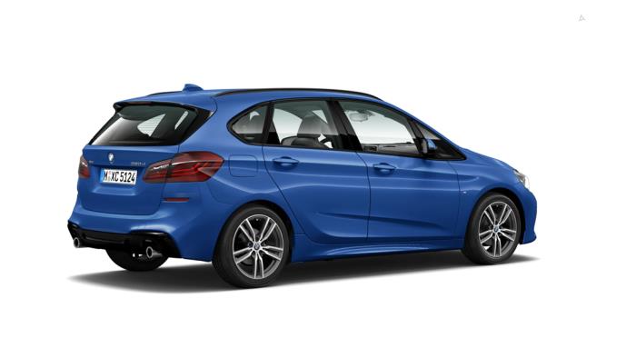 BMW 2 serie Active Tourer 218d 2.0 TwinPower Turbo 16V Épave (2019, Métallisé, Bleu)