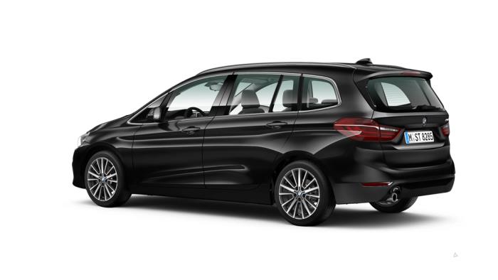 BMW 2 serie Gran Tourer 220dA xDrive 2.0 TwinPower Turbo 16V Skrotfordon (2016, METALLIC ZWART)