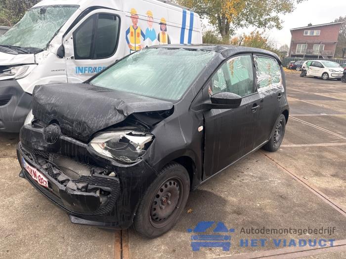 Volkswagen Up! 1.0 12V 60 Skrotfordon (2015, ZWART)
