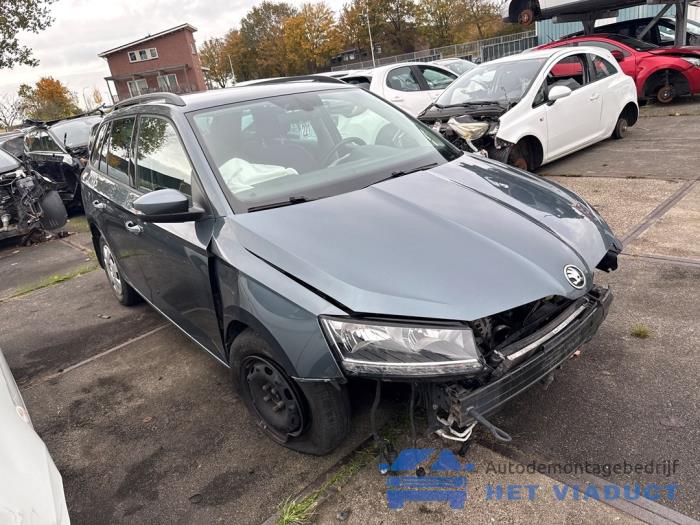 Skoda Fabia III Combi 1.0 TSI 12V Sloopvoertuig (2018, Grijs)