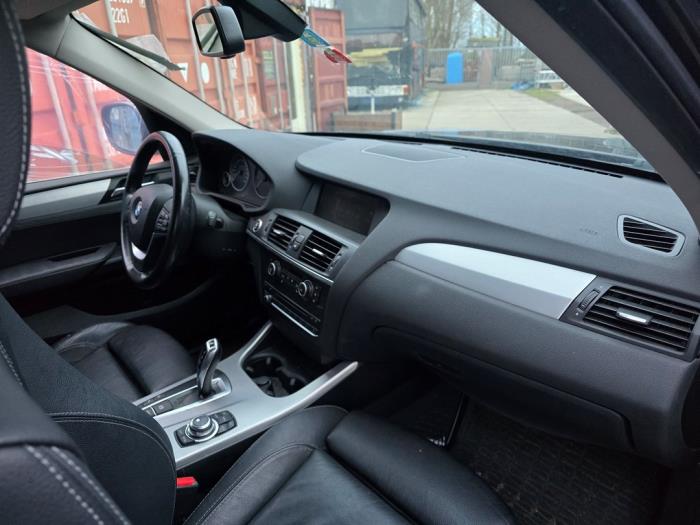 BMW X3 xDrive35i 3.0 24V Samochód złomowany (2011, Czarny)