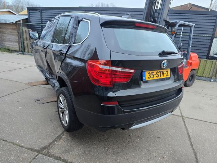 BMW X3 xDrive35i 3.0 24V Samochód złomowany (2011, Czarny)